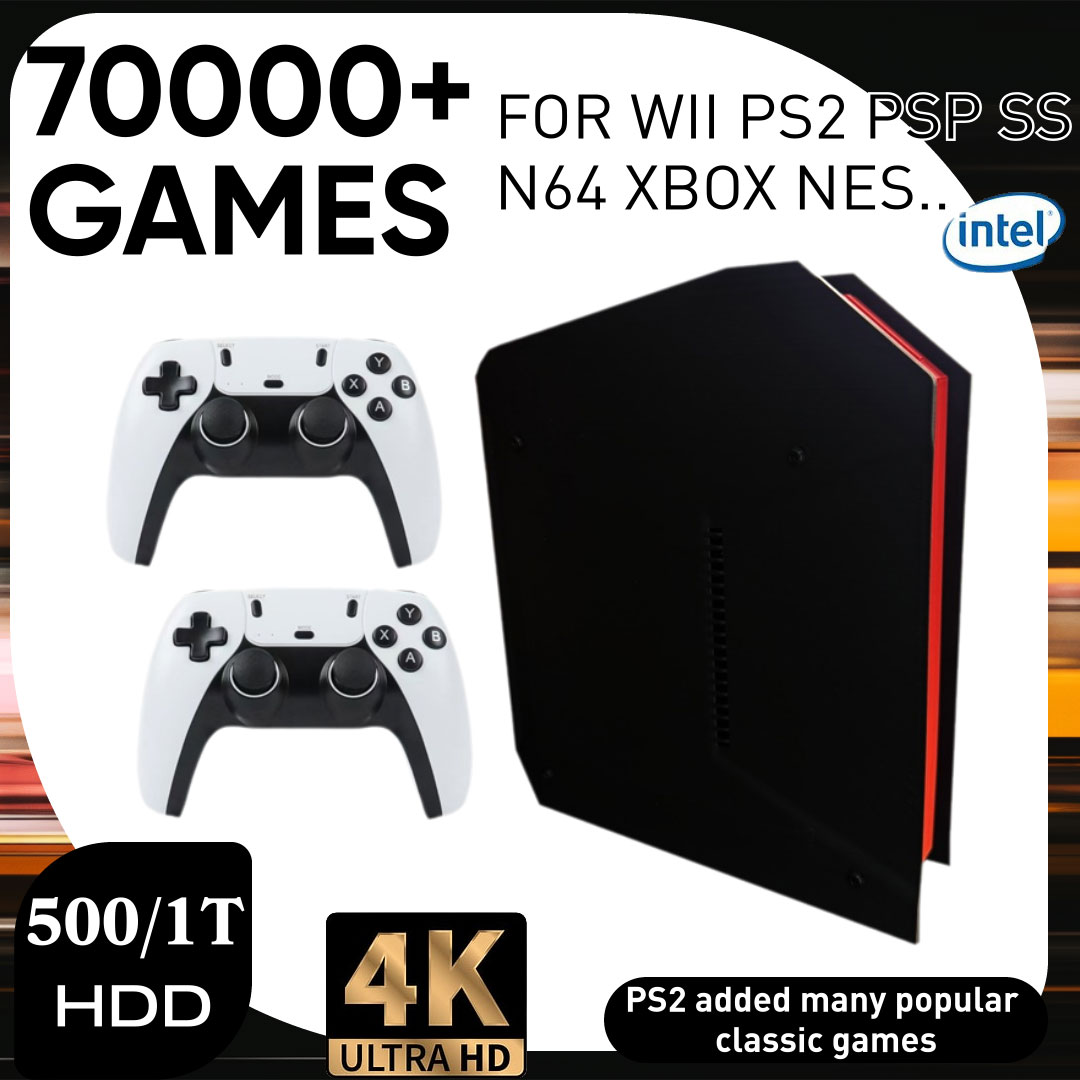 Retro Gaming N64 - X4 Retro Videogameconsole met 1TB Dual-system