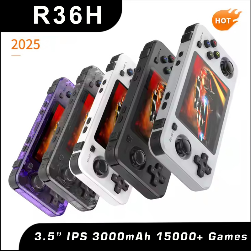 Retro Gaming Kiosk - Nieuwe R36H Retro Handheld Console Open