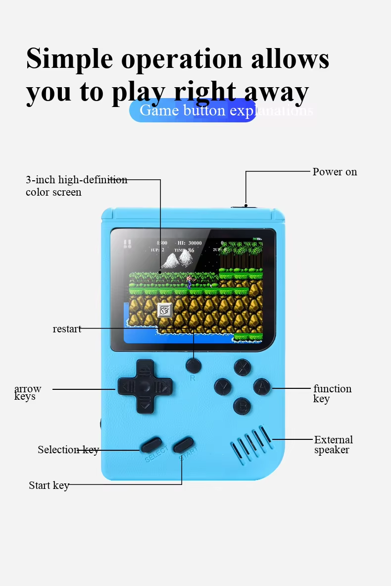 400-in-1 MINI Games Handheld G - Retro Gaming Kiosk recensie en prijs