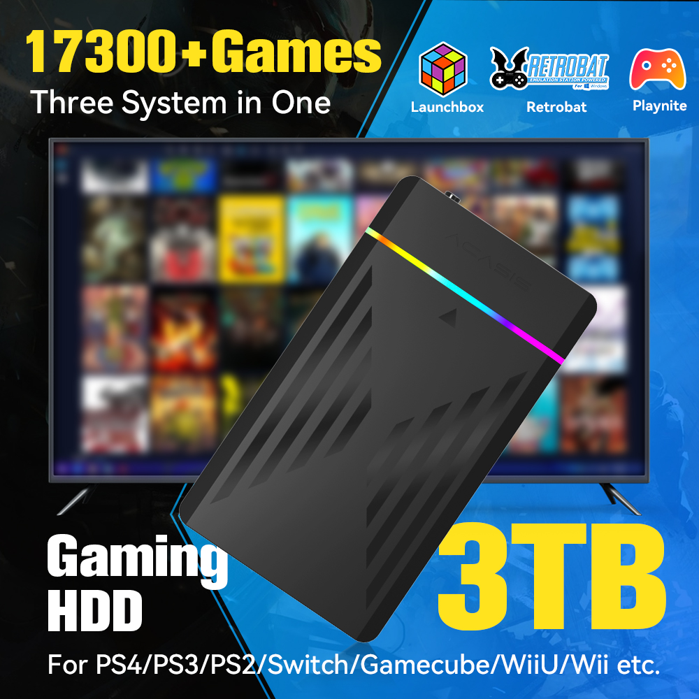 3TB Draagbare Gaming HDD Launc - Retro Gaming N64 recensie en prijs